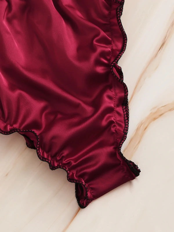 Sissy lingerie three-point sexy lace bra panty set