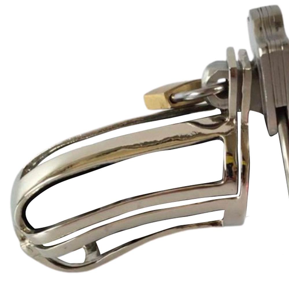 Prison Cell Metal Chastity Device 3.35 inches long