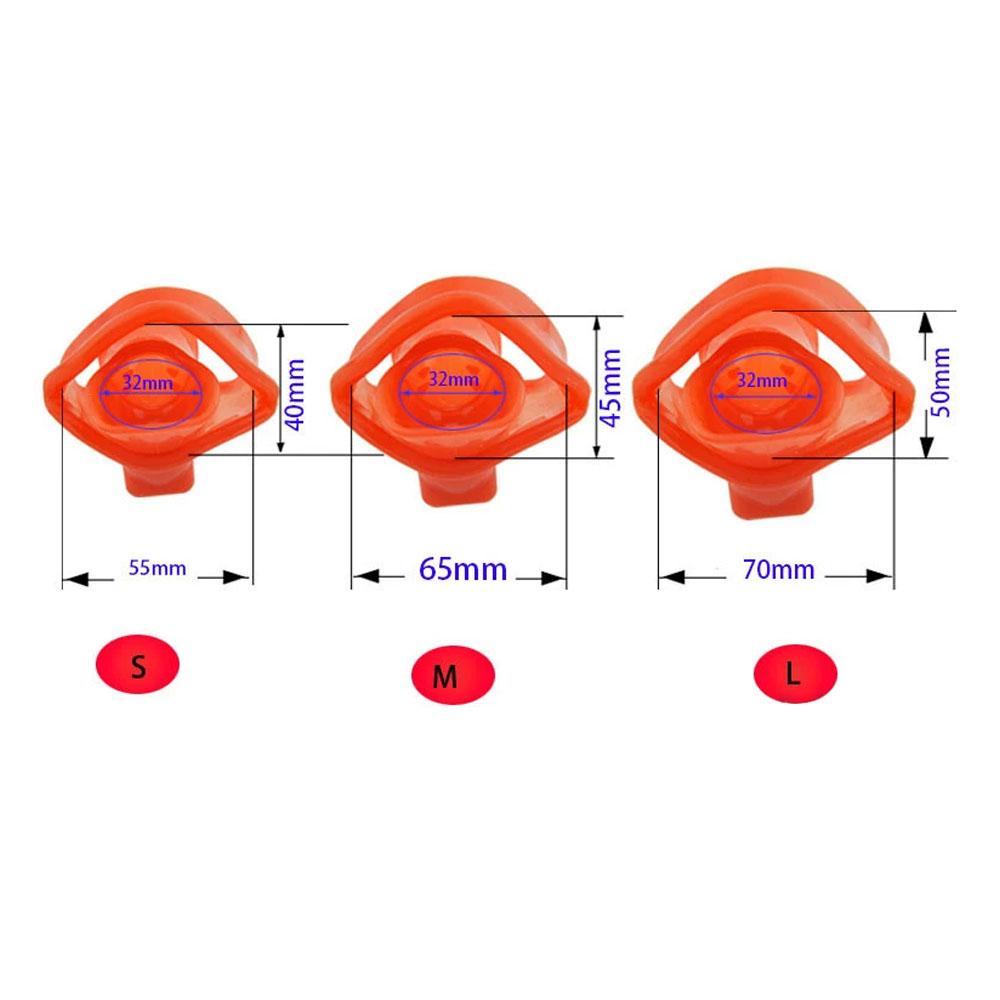 Silicone Chastity Cage 4.33 inches long