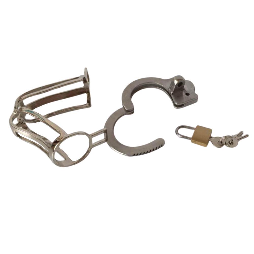 Prison Cell Metal Chastity Device 3.35 inches long
