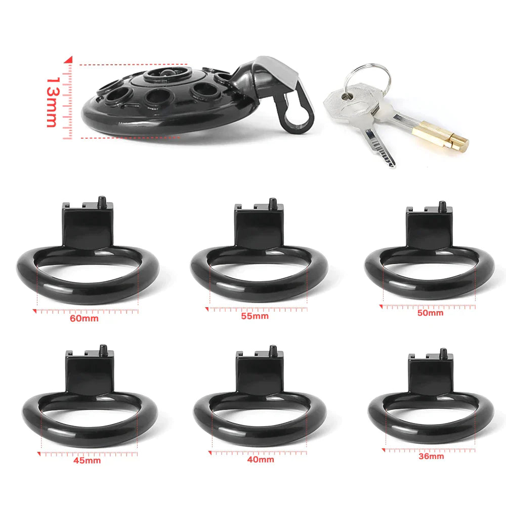 Smaller UFO Chastity Cage Set