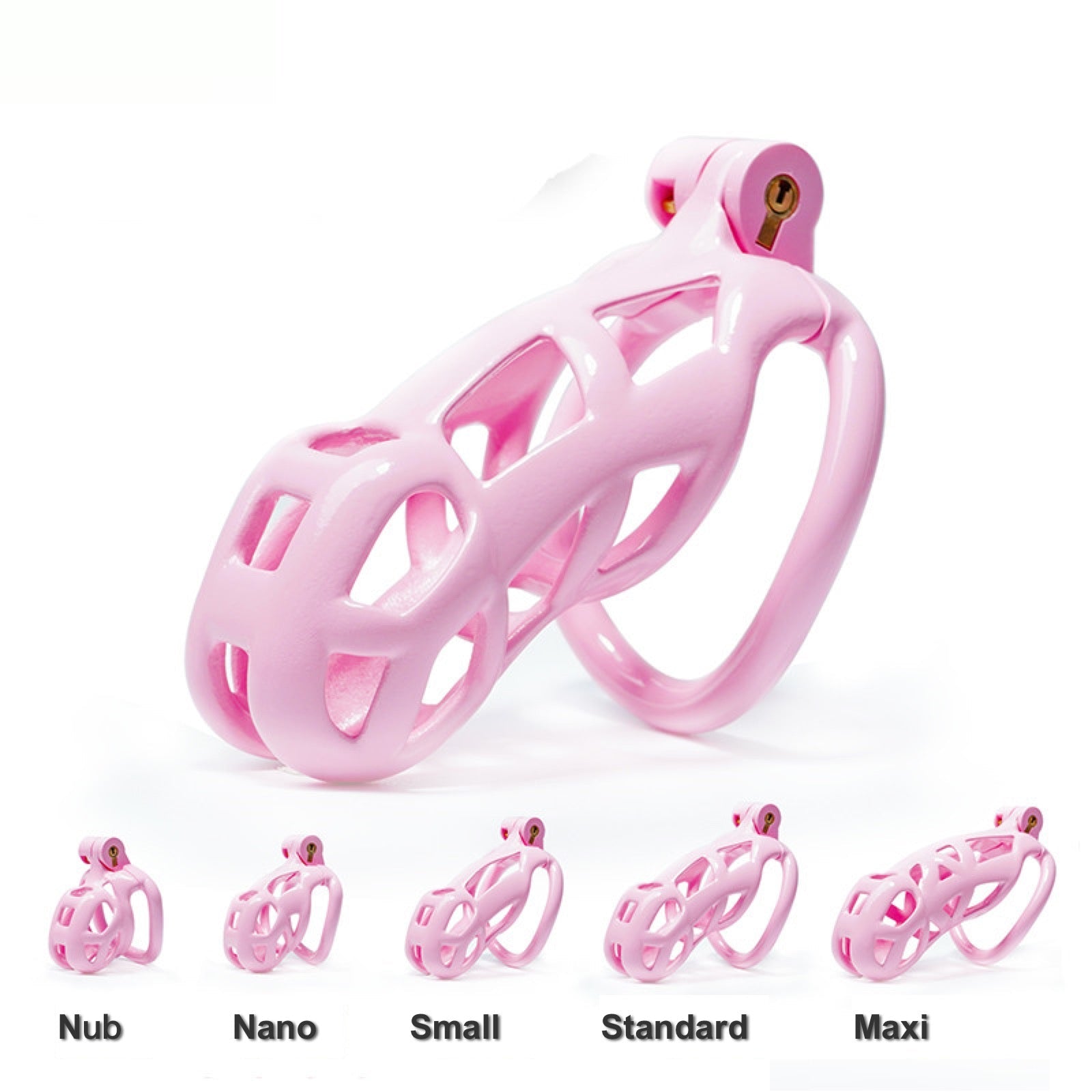 Cobra 2.0 Male Chastity Device With 4 Arc Rings