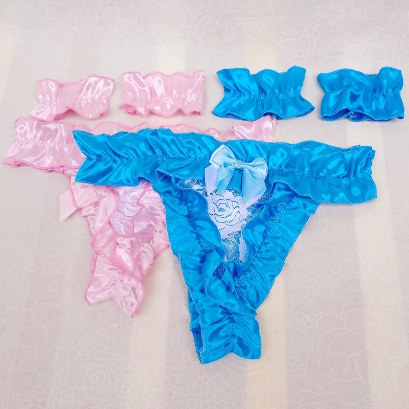 Fril Lace Lingerie Sissy Knickers G-string