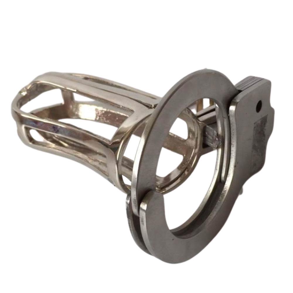 Prison Cell Metal Chastity Device 3.35 inches long