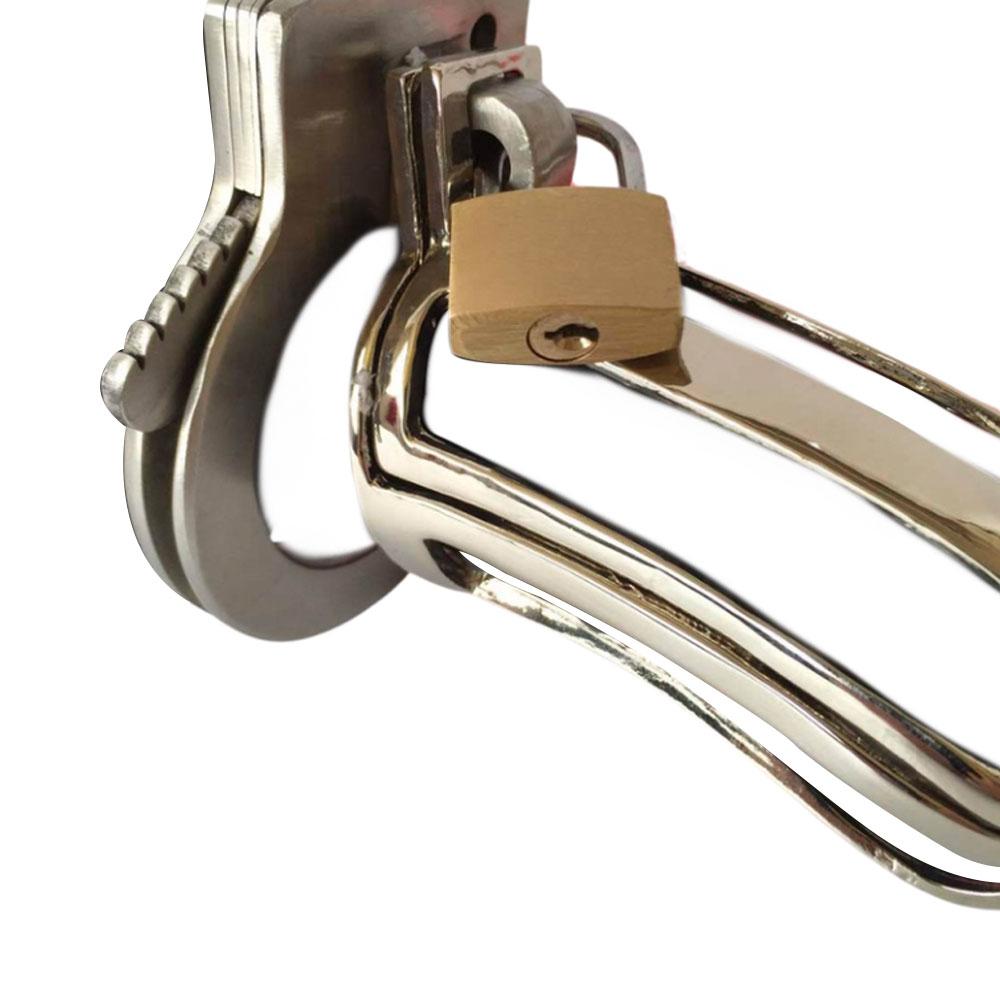 Prison Cell Metal Chastity Device 3.35 inches long