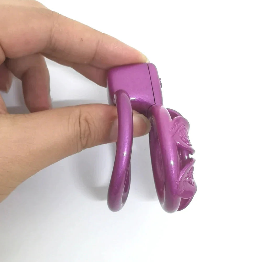 Spice Petal Purple Chastity Cage