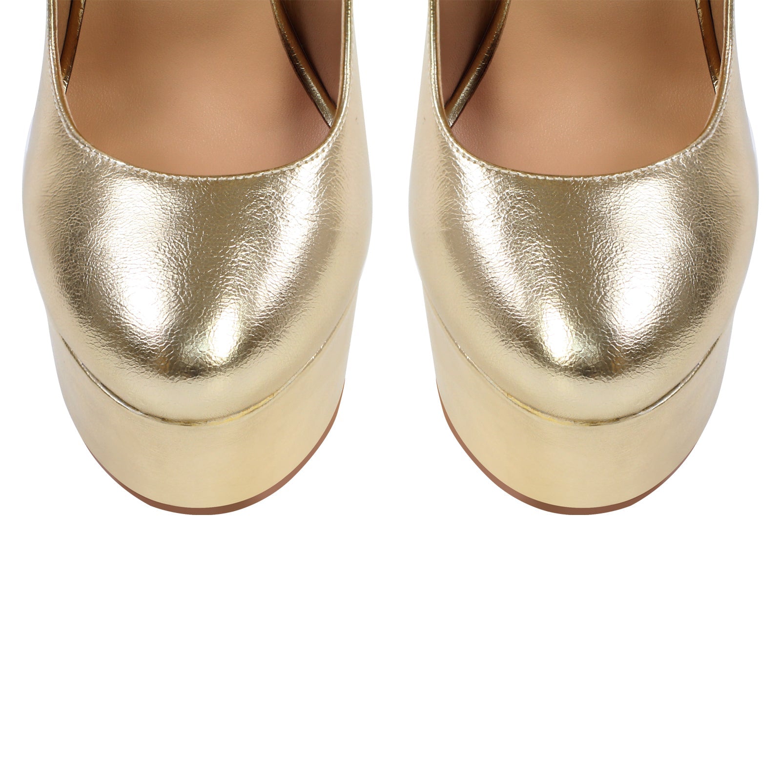 Platform Mary Jane Chunky Heel Pumps