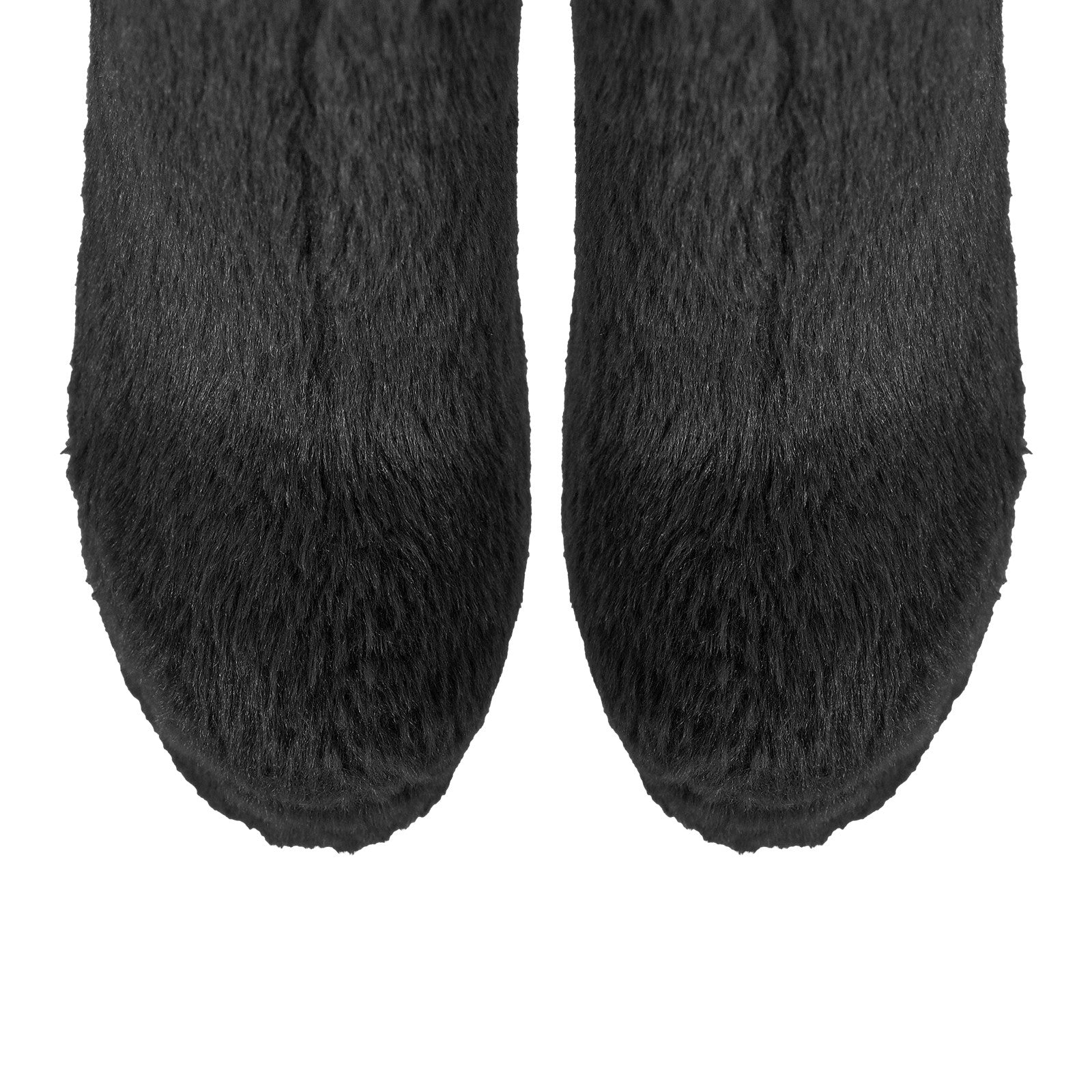 Pink Fur Platform High Heels Boots