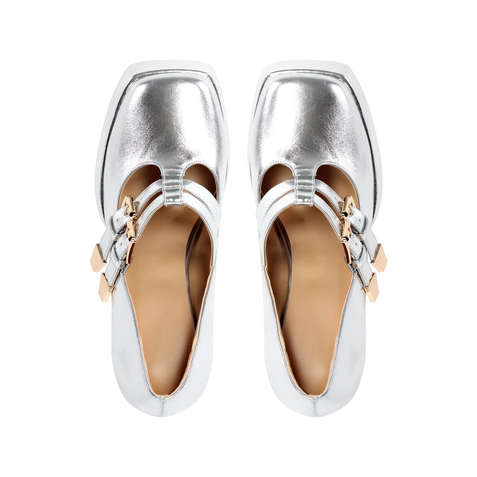 Chunky Heel Straps Mary Jane Pumps