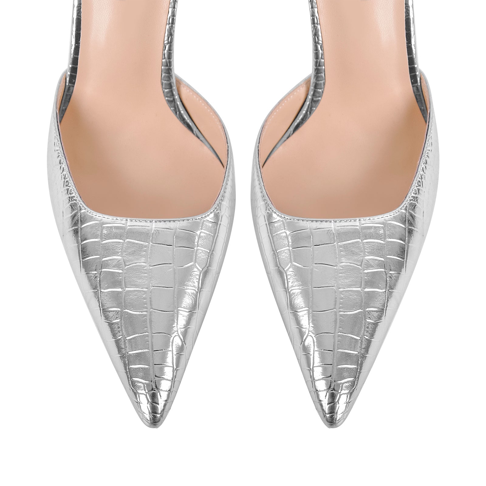 Pointed Toe Stiletto Ankle Strap Pumps