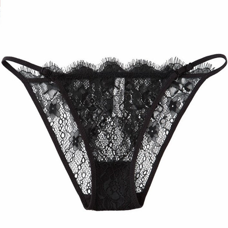 Lace sexy transparent thin strap adjustment panties