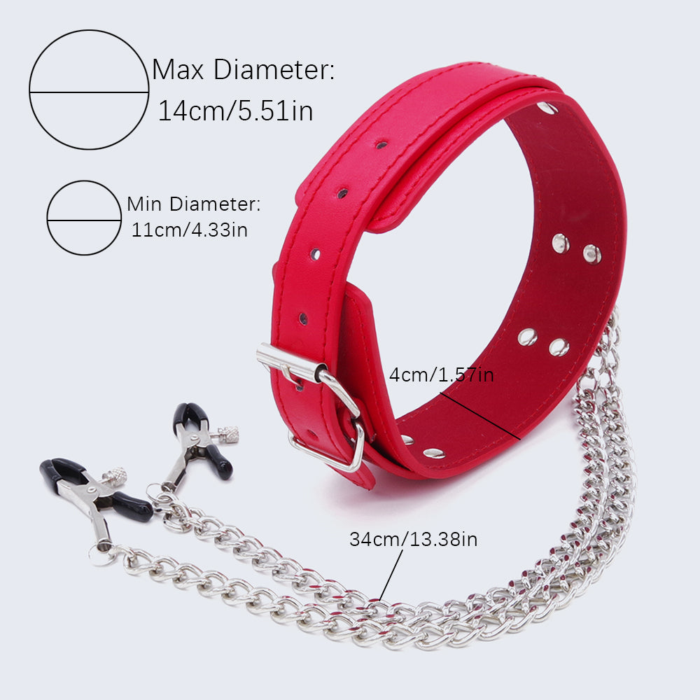 Neck Collar With Nipple Clamps