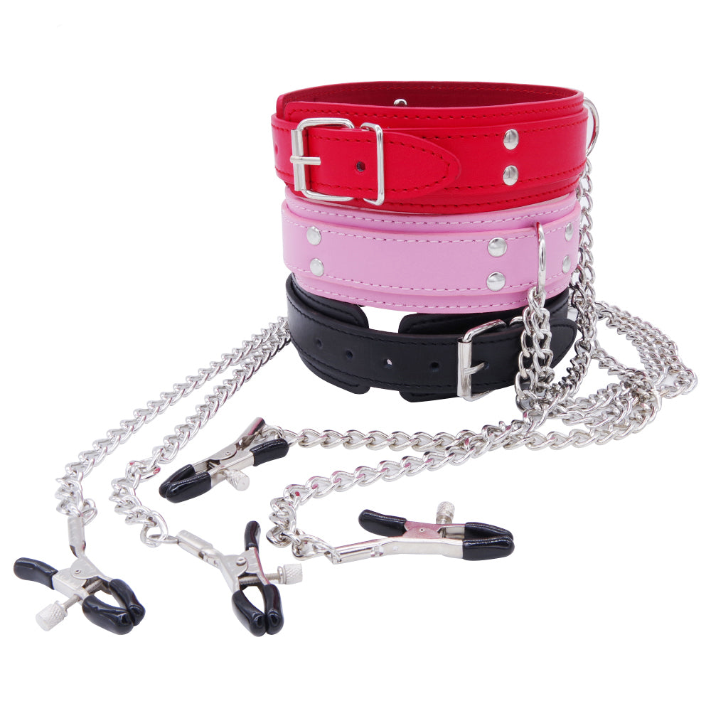 Neck Collar With Nipple Clamps