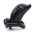 Dolphin Plastic Chastity Cage (All 4 Rings Included)