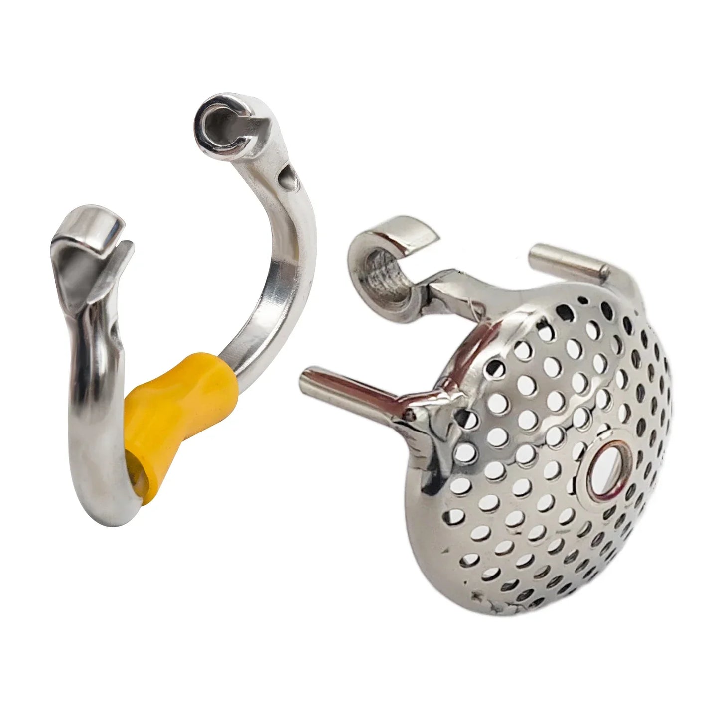 Cockies and Cream Flat Metal Chastity Device main image 1