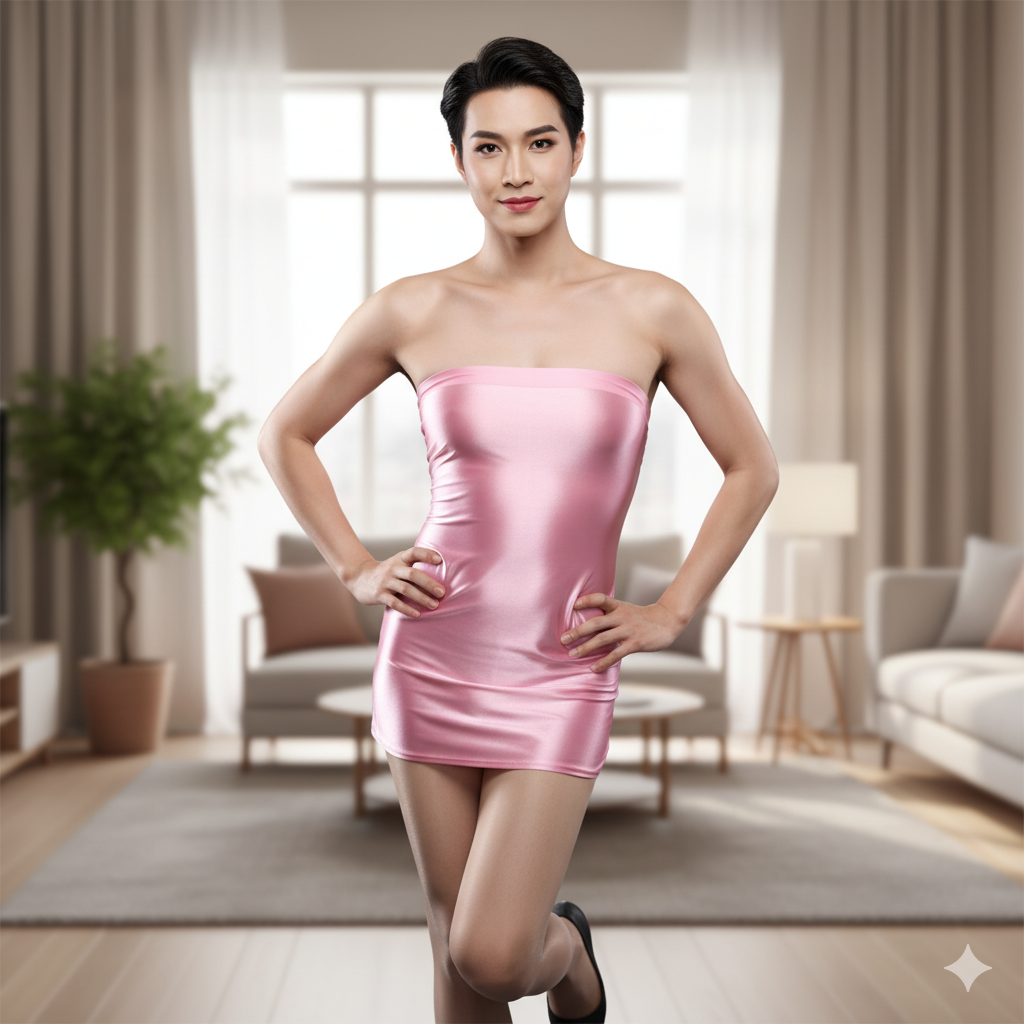 Sweetheart Pink Mini Dress