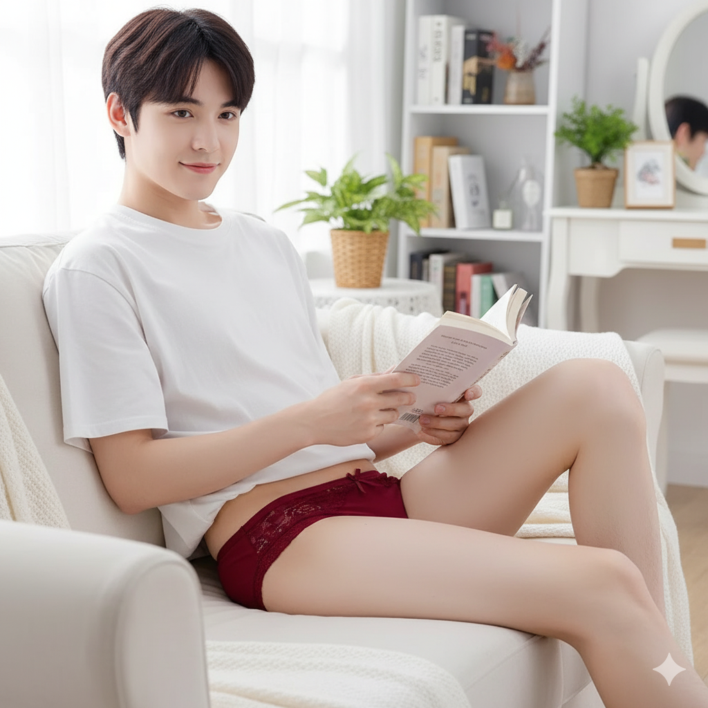 💕 Ultimate Sissy Panty Starter Pack – 5-Pair Cotton &amp; Lace Dream Set 💕