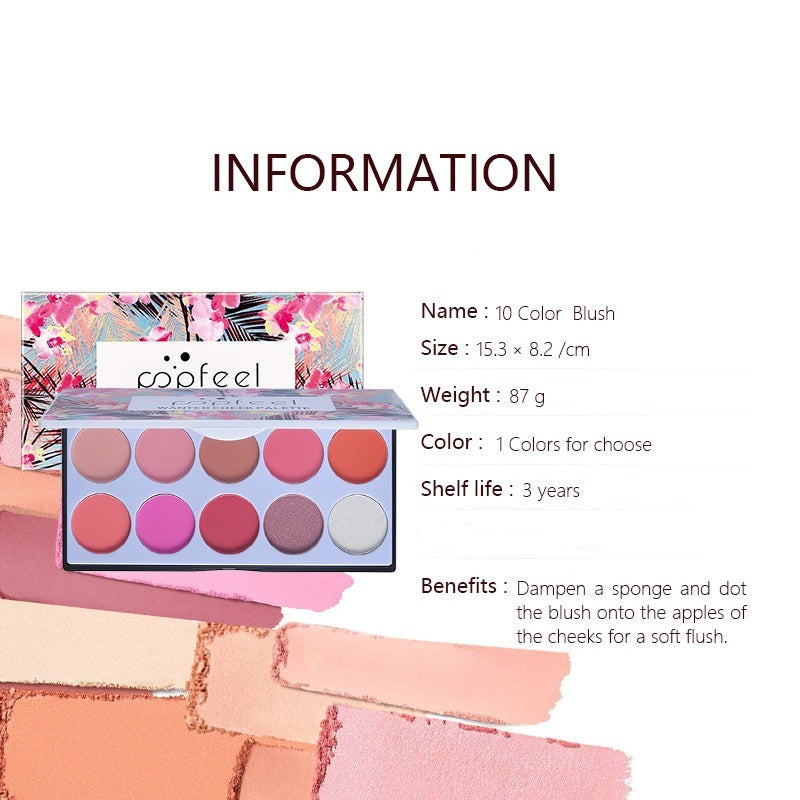 Pretty Sissy 10 Blush Palette Set