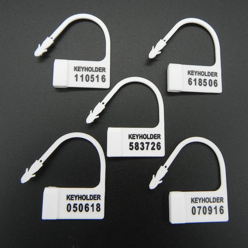 CC52 5pcs Disposable Plastic Locking Pieces Cards