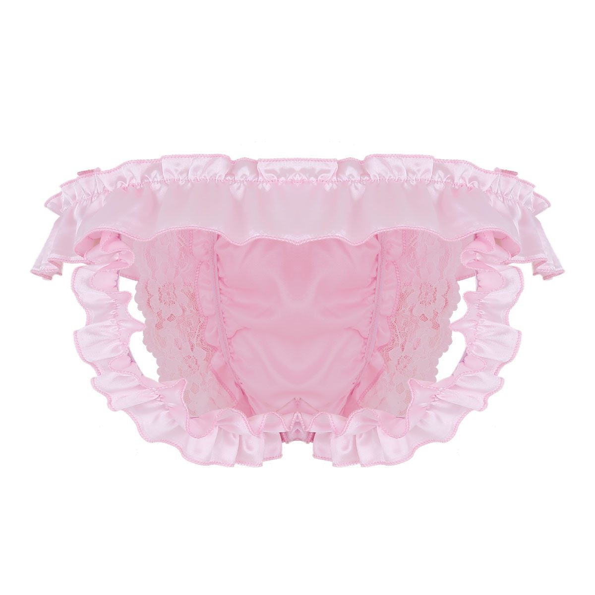 Slutty Sissy Open Butt Ruffle Panties