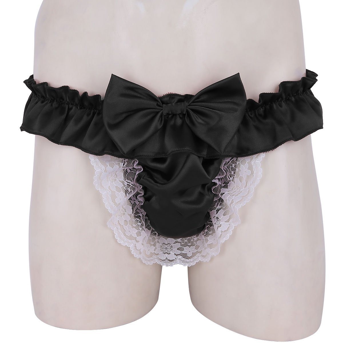 Slutty Sissy Open Butt Ruffle Panties