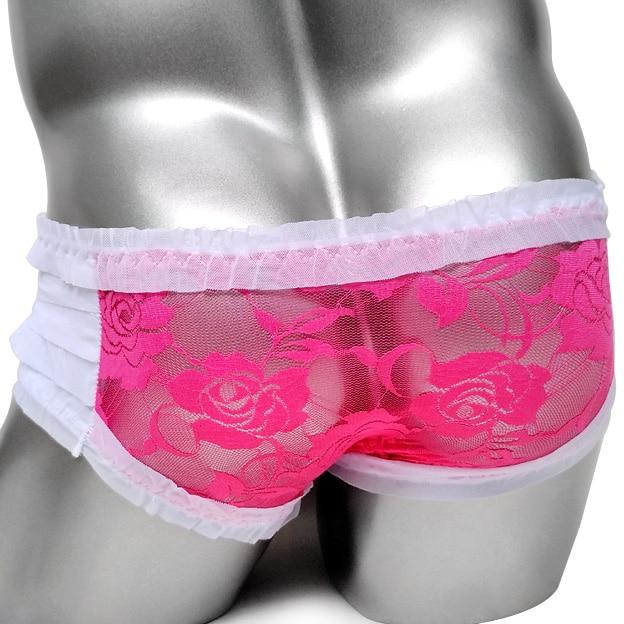 Floral Lace Ruffled Panties