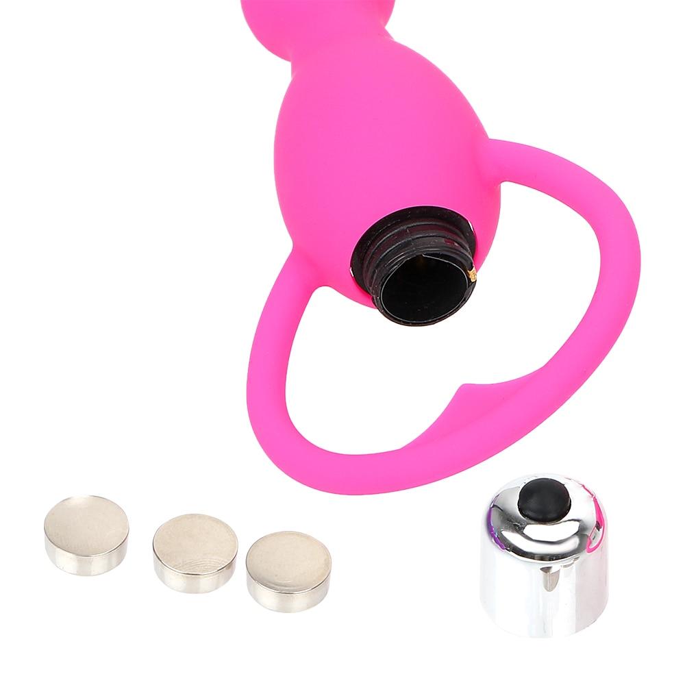 Long Anal Beads Plug & Prostate Massager