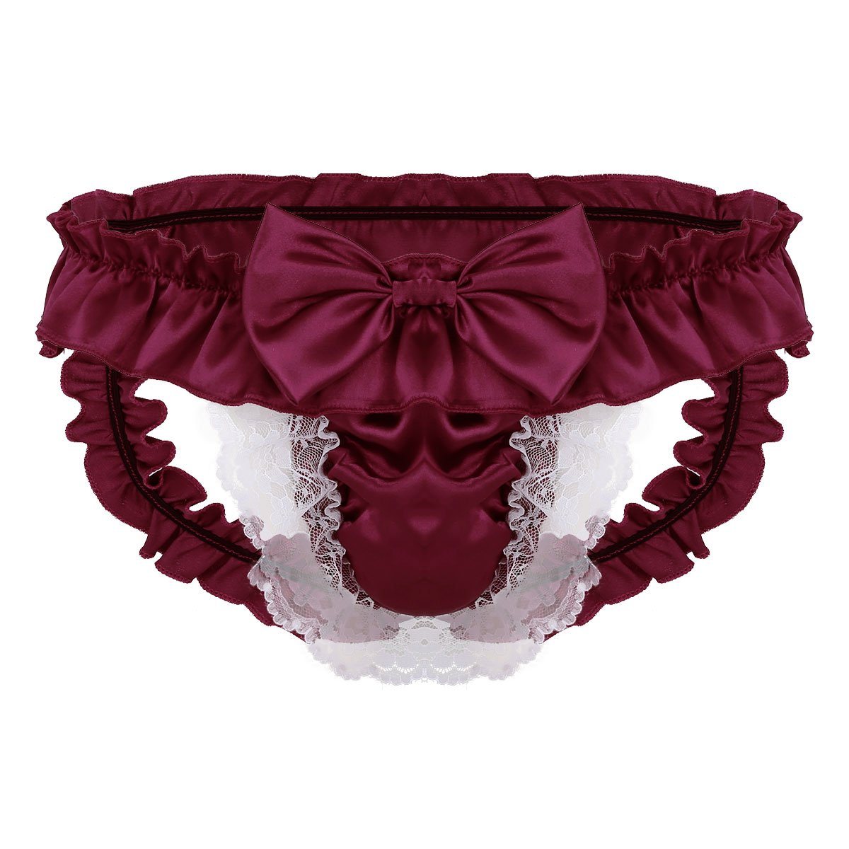 Slutty Sissy Open Butt Ruffle Panties