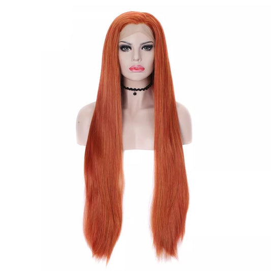Sissy Lux Elegance: Ginger Fantasy Lace Front Wig for Men - Embrace Your Feminine Essence!