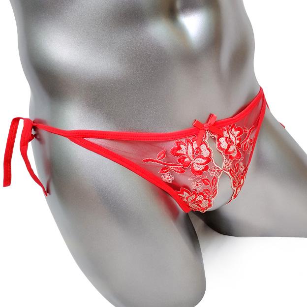 Lux Embroidered Sissy Thong