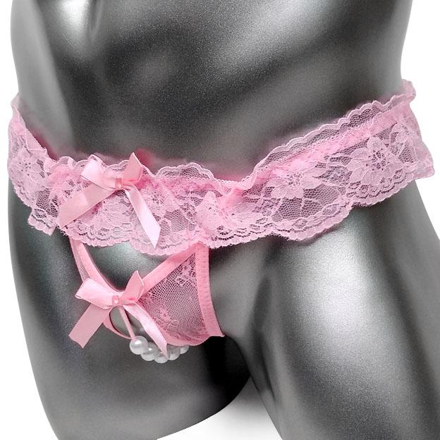 Ruffled Sissy Thong w/ Bows