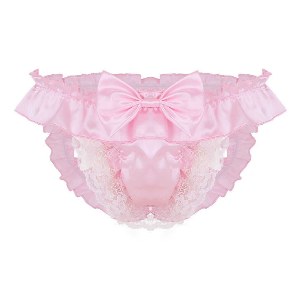 Slutty Sissy Open Butt Ruffle Panties