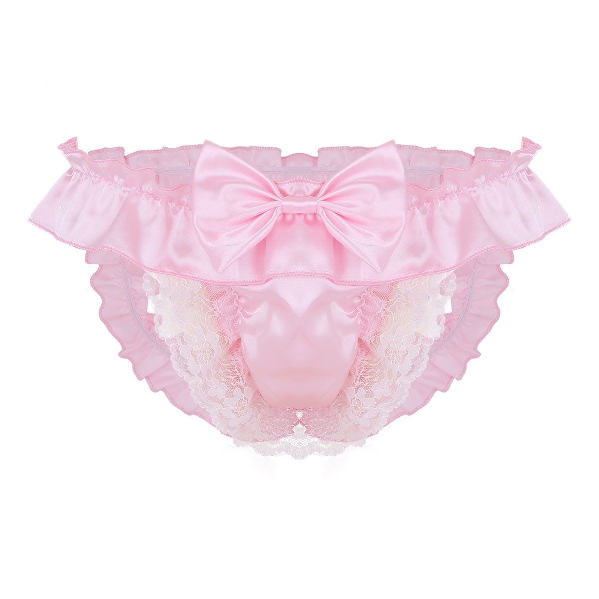 Slutty Sissy Open Butt Ruffle Panties