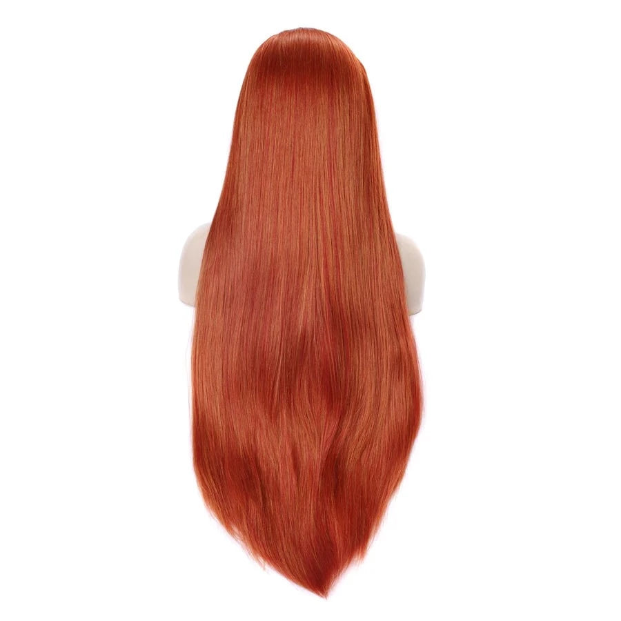 Sissy Lux Elegance: Ginger Fantasy Lace Front Wig for Men - Embrace Your Feminine Essence!