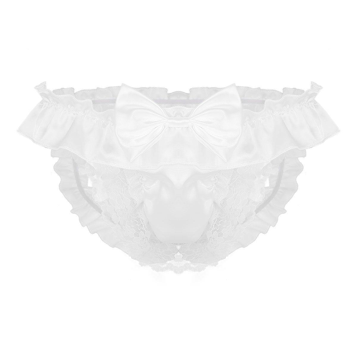 Slutty Sissy Open Butt Ruffle Panties
