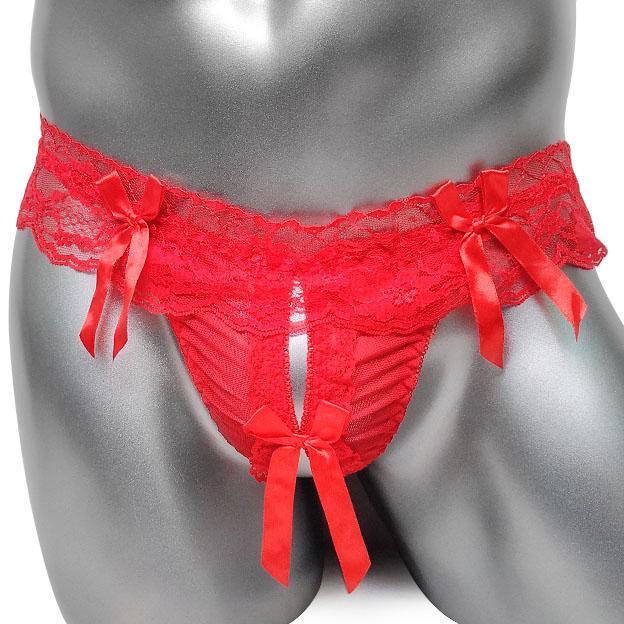 Lace & Bows Sissy Thong