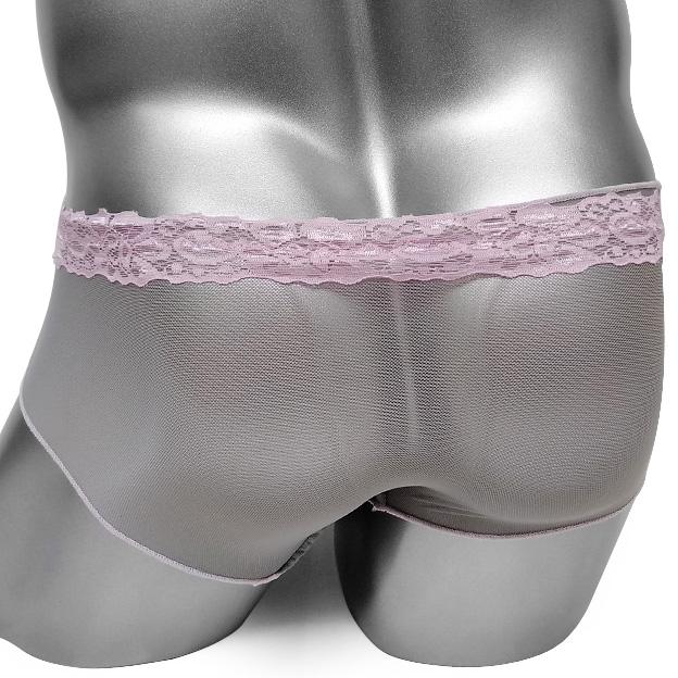 Lace Mesh Patchwork Briefs Panties