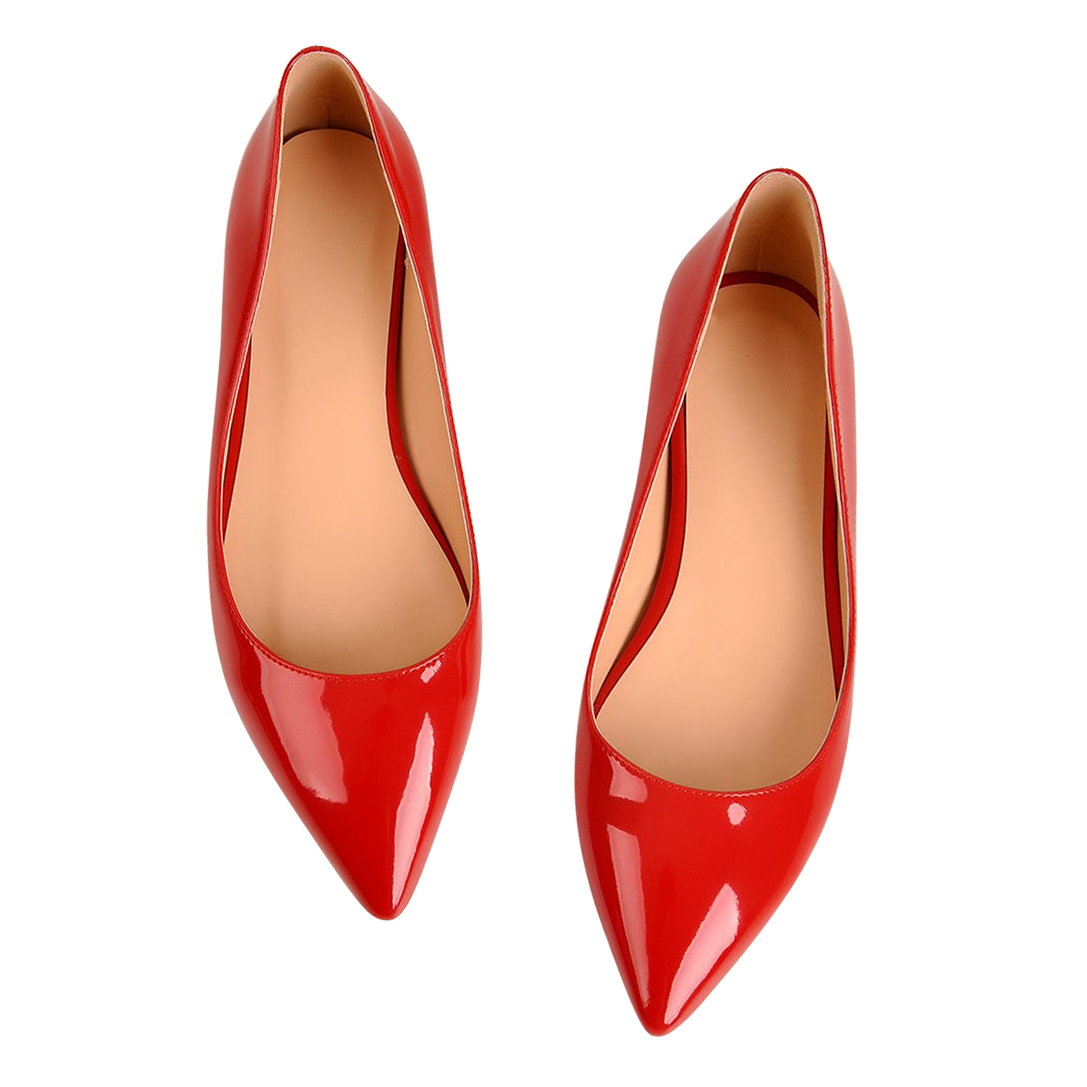 Red Daily Flat pumps