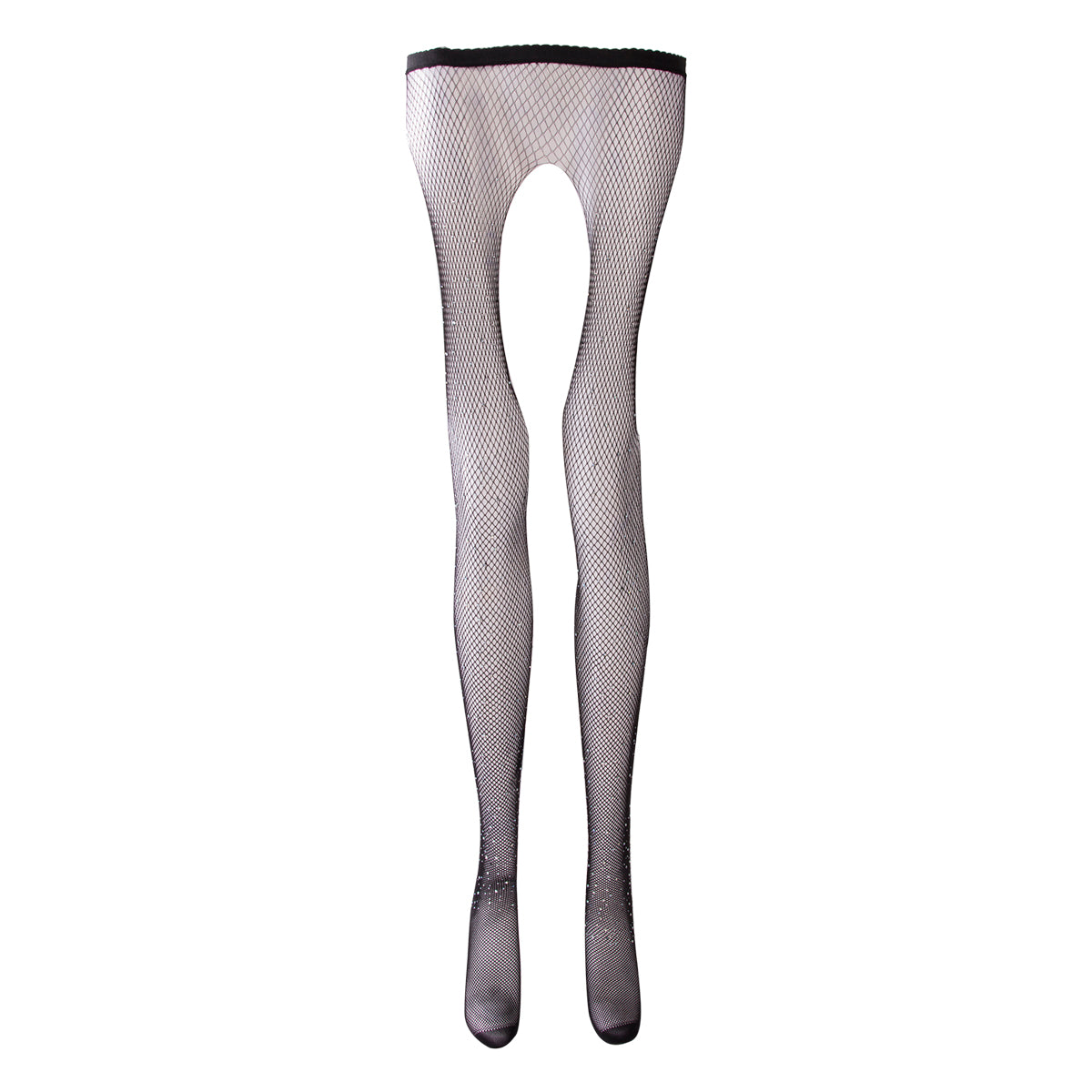 Sexy Fishnet Stockings Rhinestone Mesh Tight Slim Pantyhose