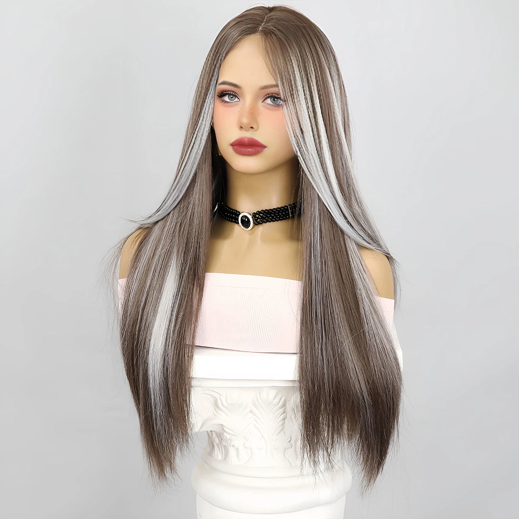 Long Straight Crossdressing Wig