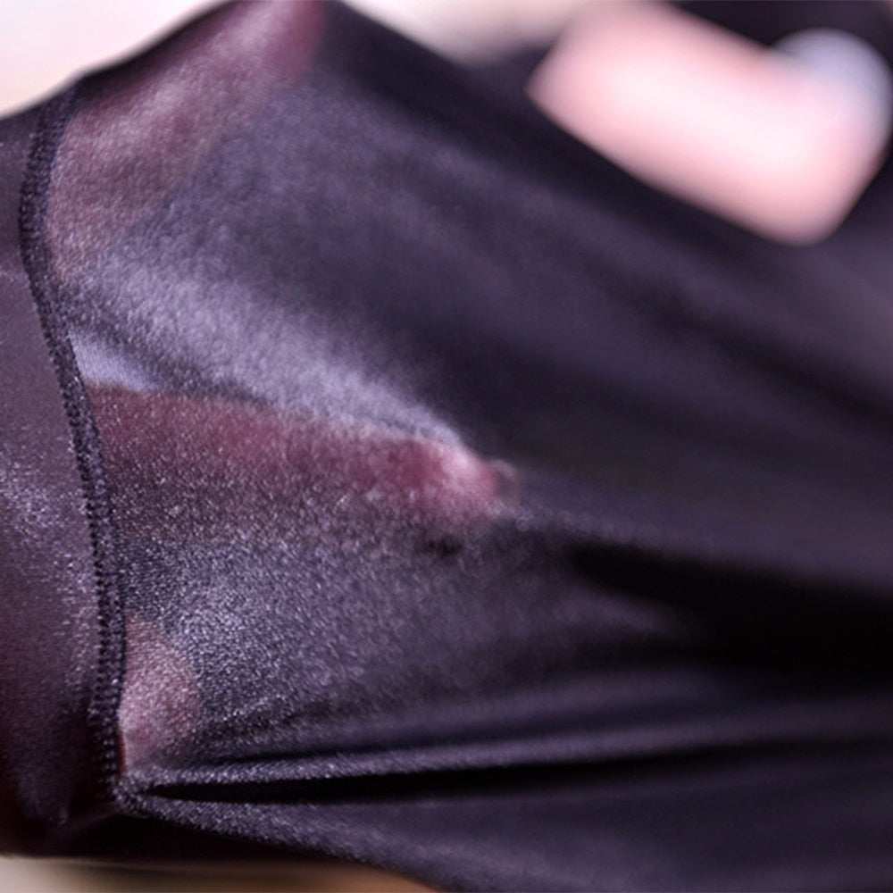 See Through Shiny Sissy Pouch Panties