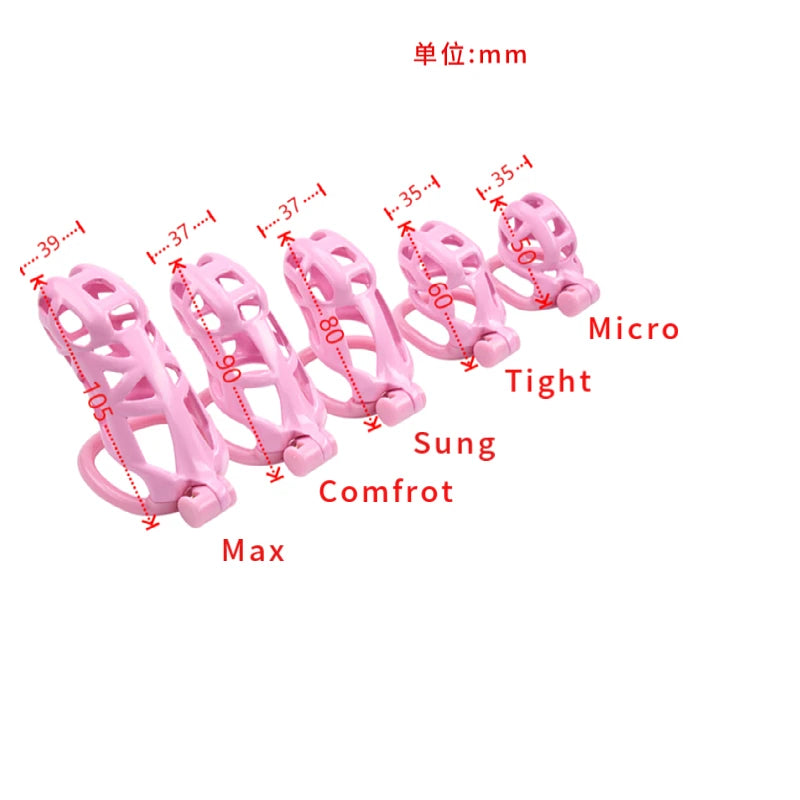 Pretty in Pink Chastity Cage – Lock in Your Feminine Side