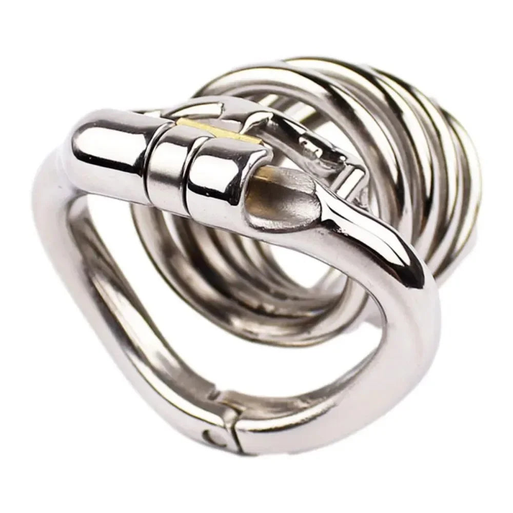 Stainless Steel Chastity Device  (S, M & L)