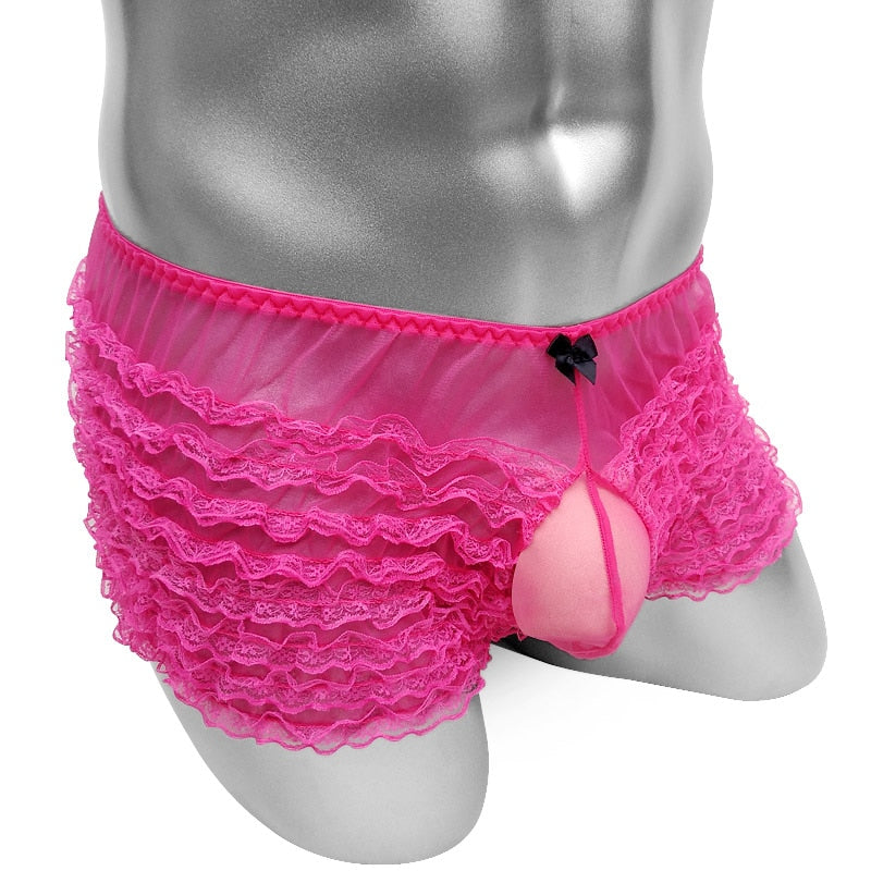 Ruffle Lace Sissy Panties