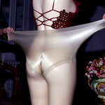 Load image into Gallery viewer, See Through Shiny Sissy Pouch Panties
