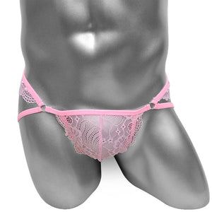 Floral Lace Sissy Thong