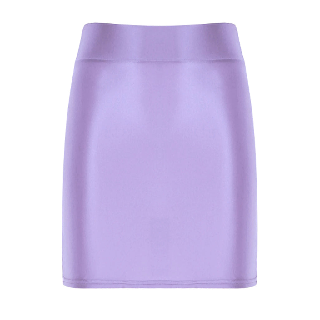 Sissy's Delight: Glossy Mini Skirt for Daring Feminization