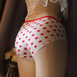 Load image into Gallery viewer, Heart Print Crossdresser Trans Sissy Hiding Gaff Panties
