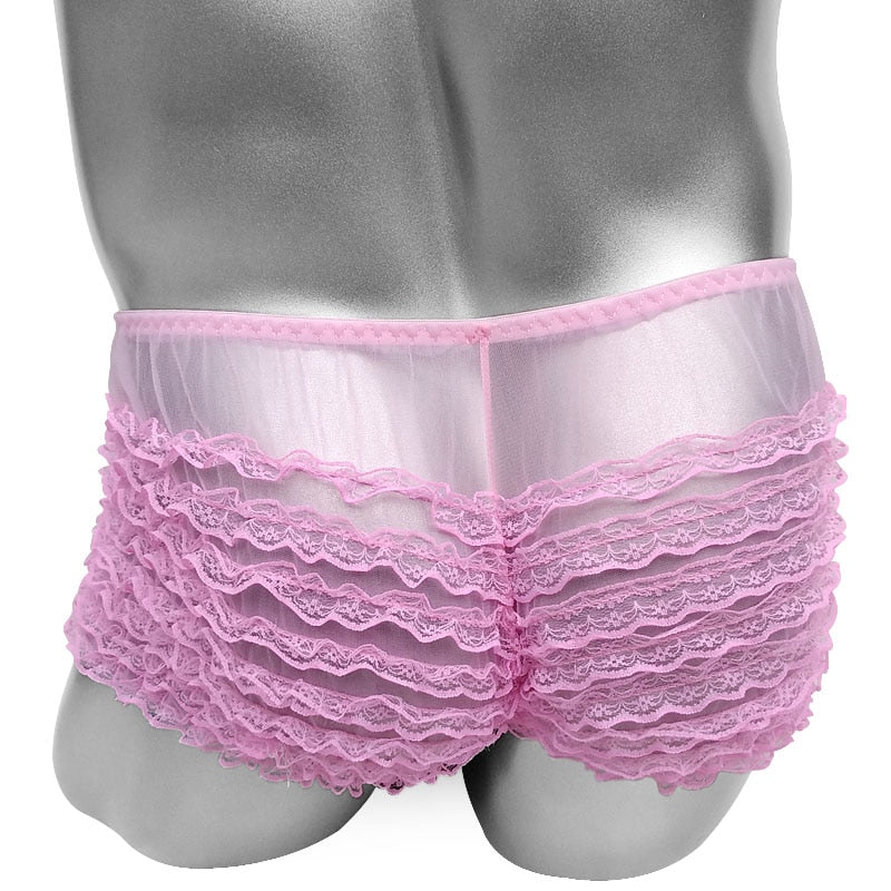 Ruffle Lace Sissy Panties