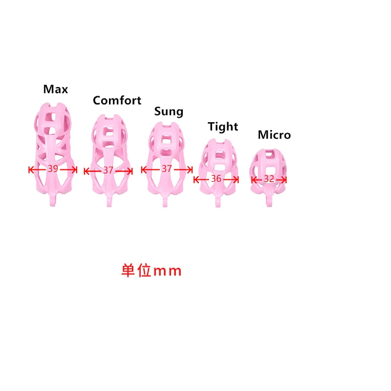 Pretty in Pink Chastity Cage – Lock in Your Feminine Side